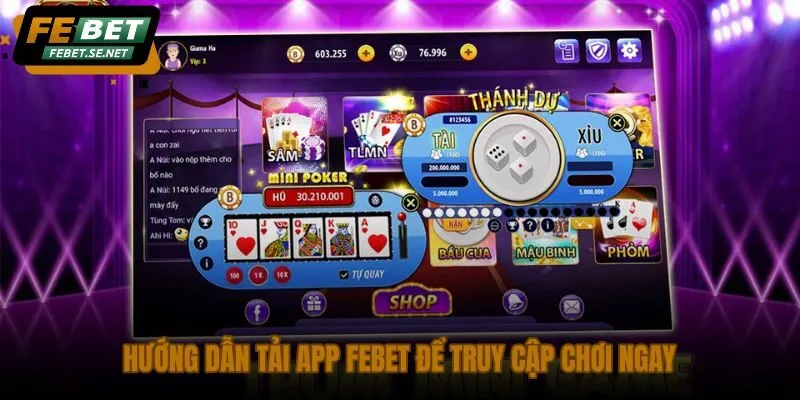 huong dan tai app febet de truy cap choi ngay